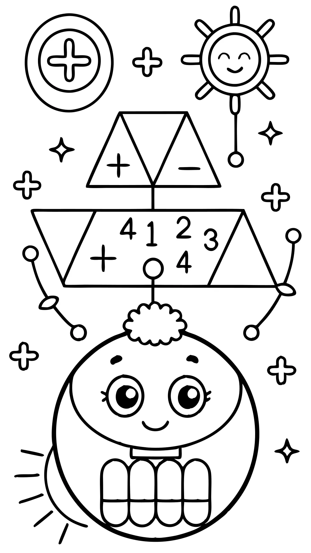 coloring pages with math